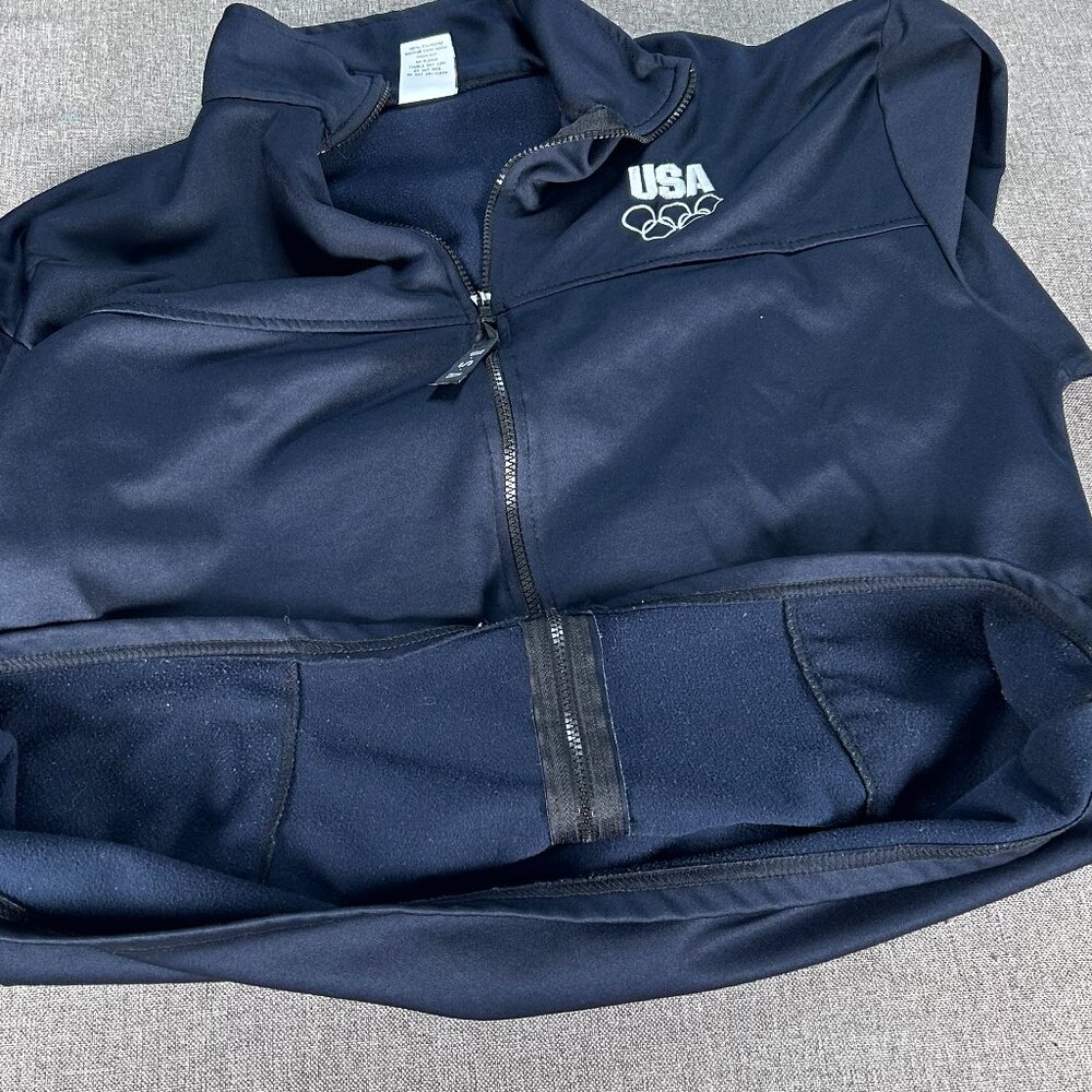 Vintage Usa Olympic Committee Track Jacket Men's … - image 7